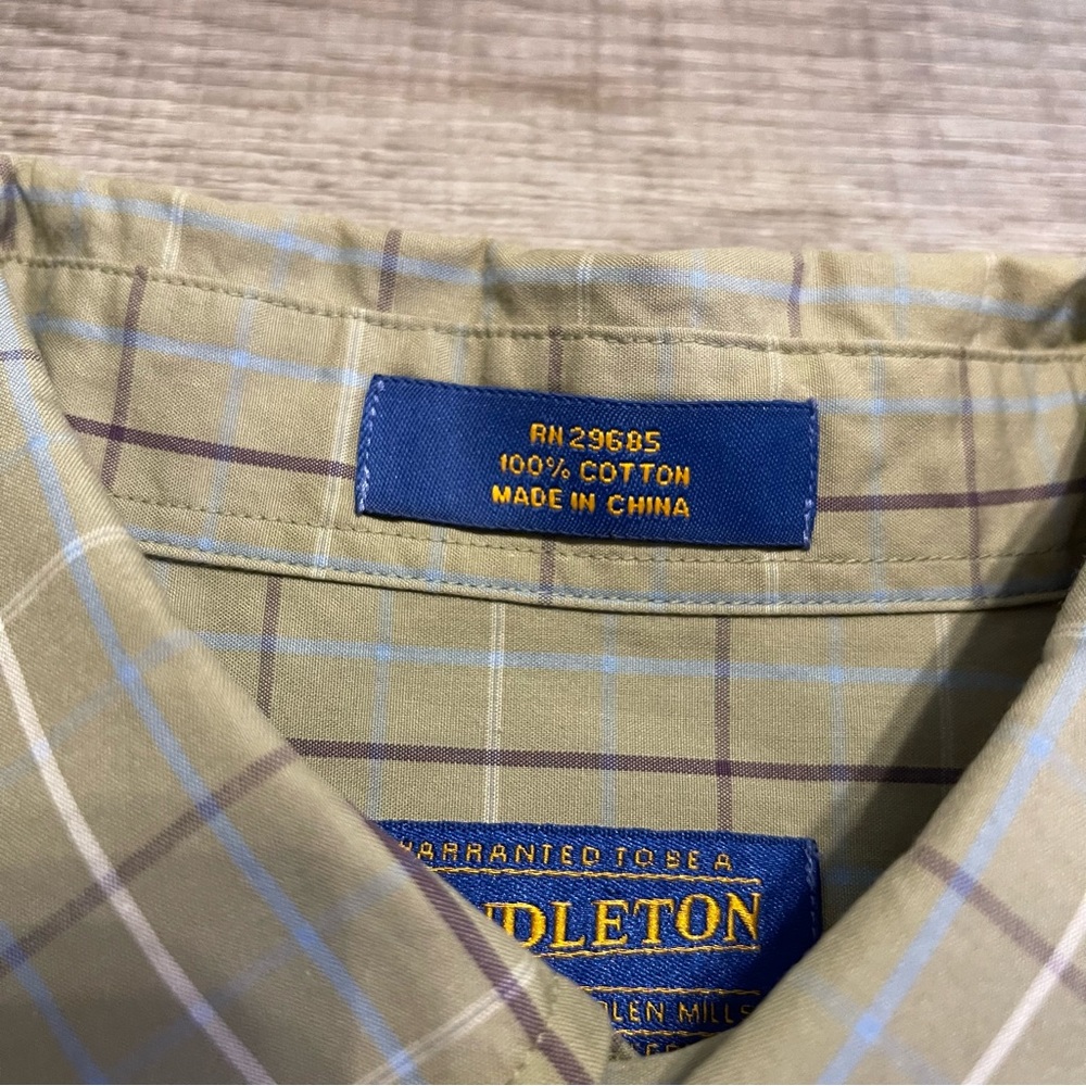 Pendleton Button Down Men’s Large - image 7